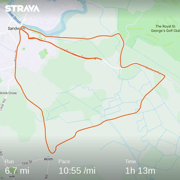 Lovely social distancing run #NursesActive