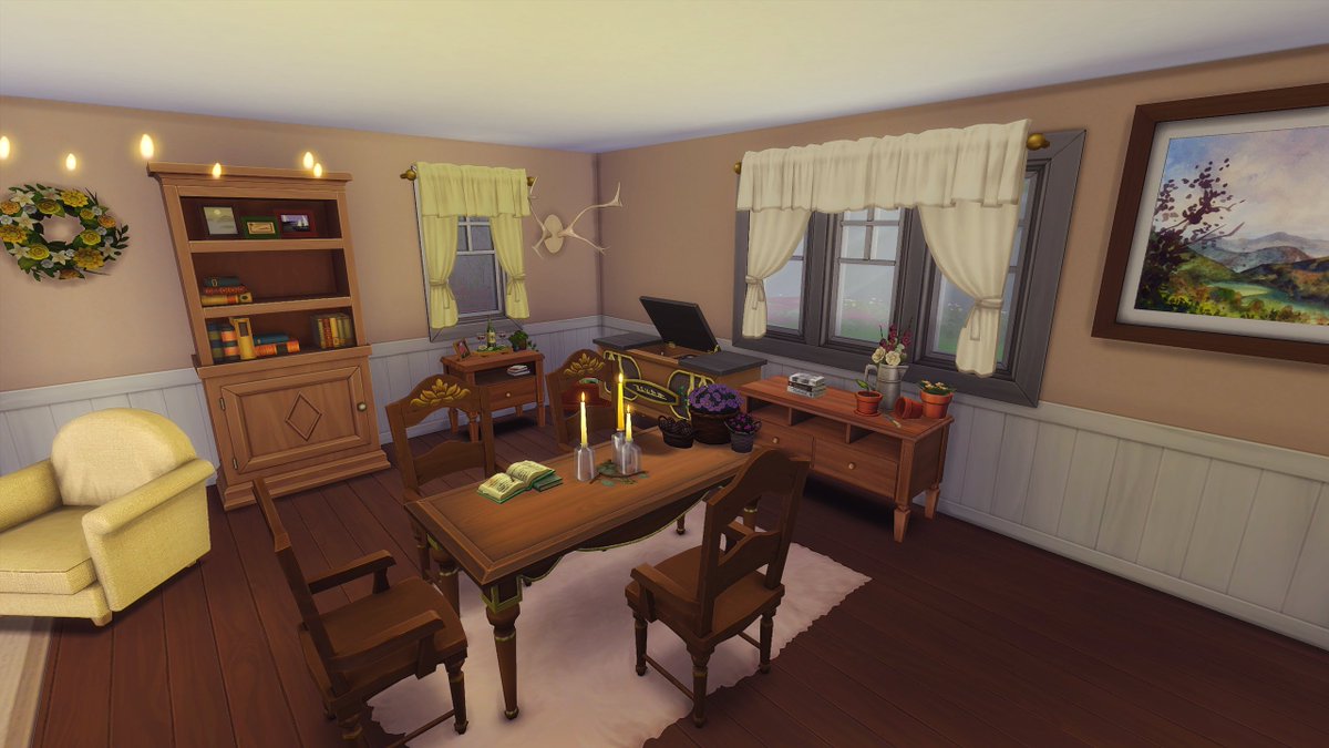 cottoncandyclem's tweet photo. i finally finished making ellie and dina's farmhouse in the sims 4 🥺💕 i tried my hardest to have everything exactly as it was in the game to a 1:1 ratio, i hope u guys like it !! https://t.co/VquvN7ETAv
