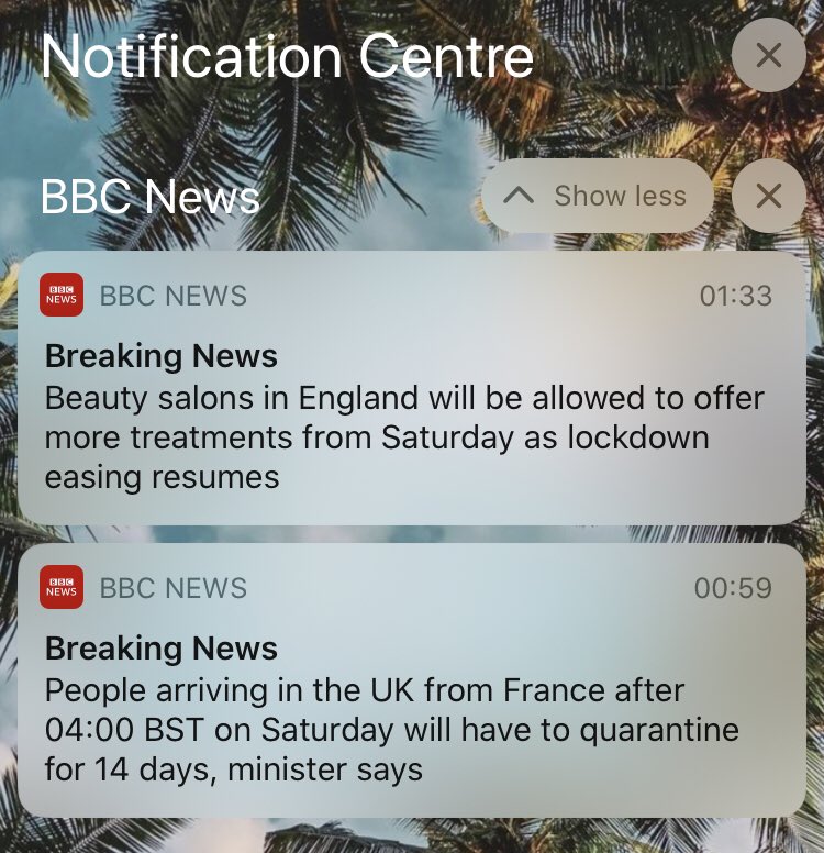 How contradicting can these two notifications be <a href="/BBCNews/">BBC News (UK)</a> <a href="/GOVUK/">GOV.UK</a> ?! Another sad blow for the #TravelIndustry 🥺😢
