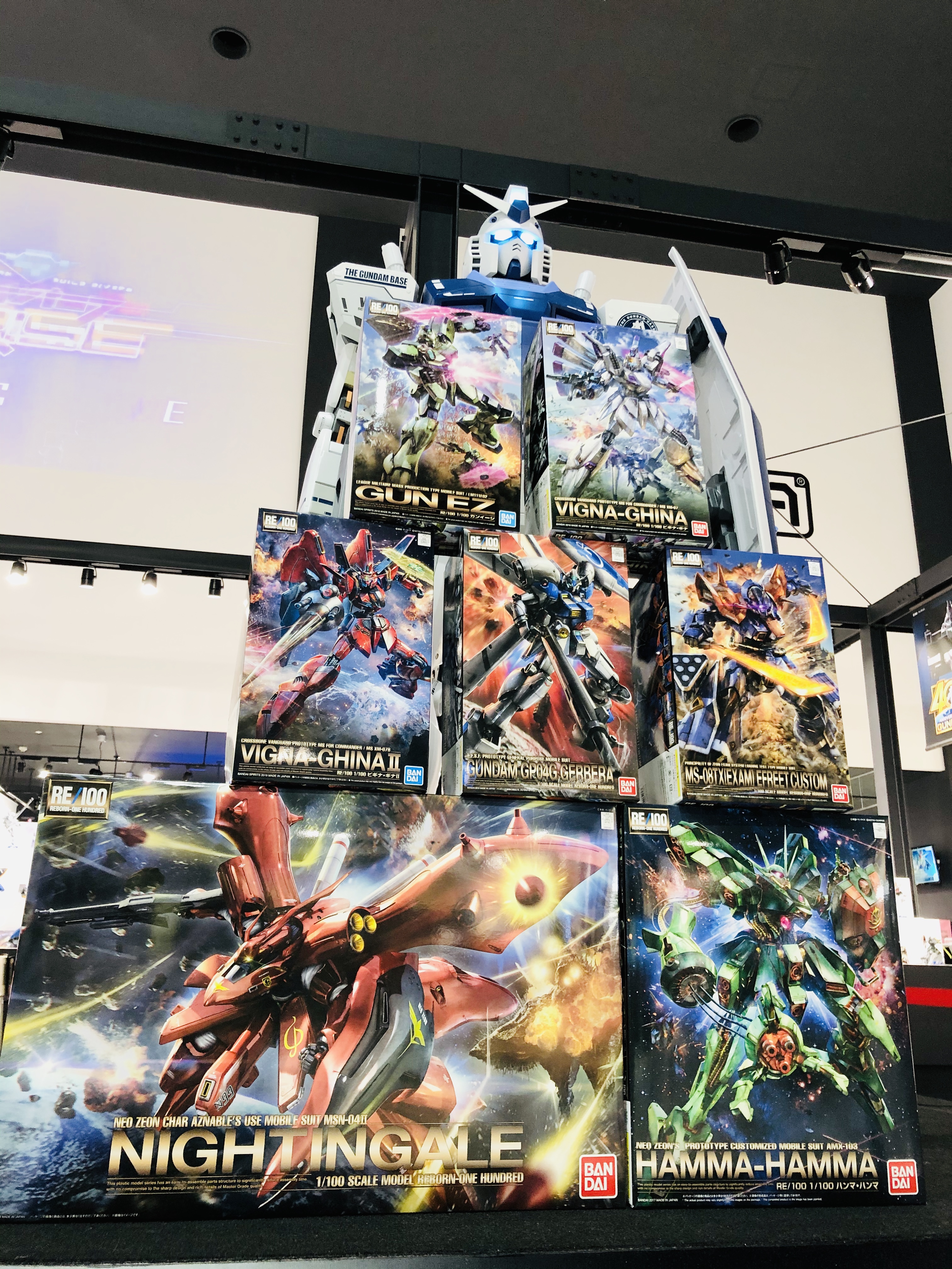 The Gundam Base 在 Twitter 上 東京店情報 ガンダムベース東京ではre 100 リボーンワンハンドレッド シリーズを好評販売中です T Co Wfozumbnme Twitter