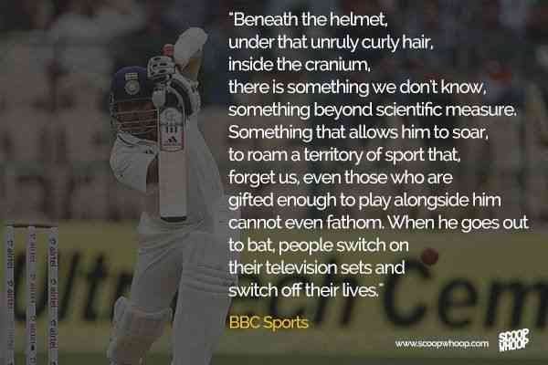 14. BBC couldn't get more articulate than this #SachinMaidenCentury  @sachin_rt