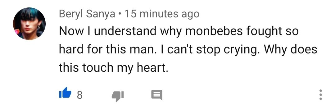 🥺 This comment made me cry @official__wonho #LosingYouWonho