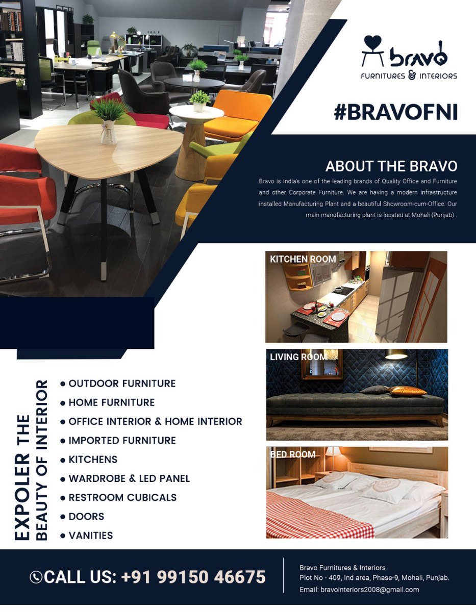 bravofni's tweet photo. "Design must reflect the practical and aesthetic in business but above all... good design must primarily serve people."
- Thomas J. Watson
Visit us at https://t.co/APZq7q1i8V for the best office and home furnitures 
or call us at 9780741628 https://t.co/TltB75jnJo