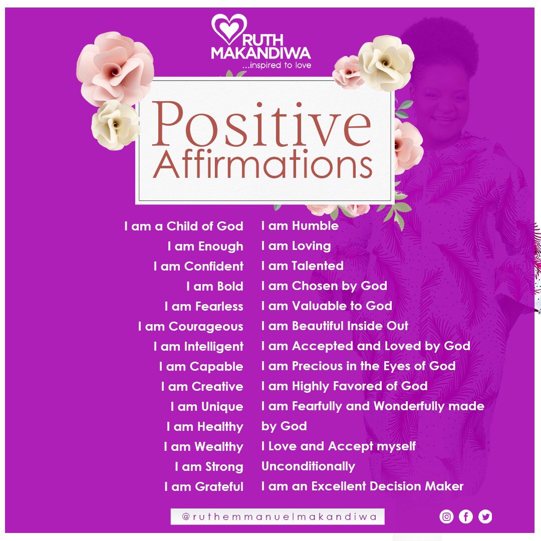 ruthmakandiwa's tweet photo. Exodus 3:14 And God said unto Moses, I AM THAT I AM: and he said, Thus shalt thou say unto the children of Israel, I AM hath sent me unto you. (KJV) 
Job 22:28 (KJV)

Your identity is also your responsibility therefore affirm yourself each day with positivity. DECREE AND DECLARE https://t.co/NbkX6WYnz1