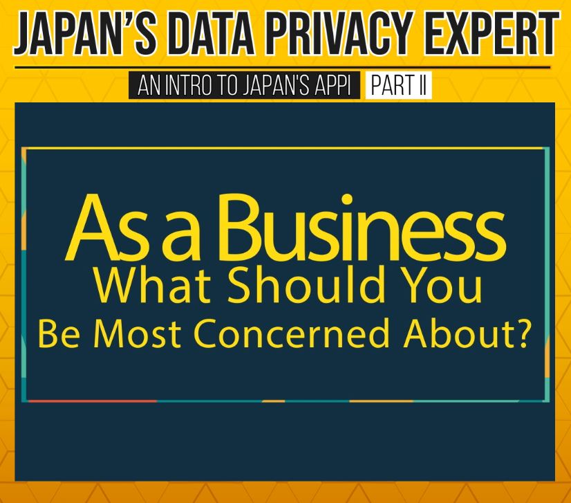 #dataprivacy expert Takaya Terakawa tells us what we need to know about Act on the Protection of Personal Information #APPI #Compliance in #Japan #OECD #dataprotection #privacylaw

youtu.be/LjoDG6gvJhs