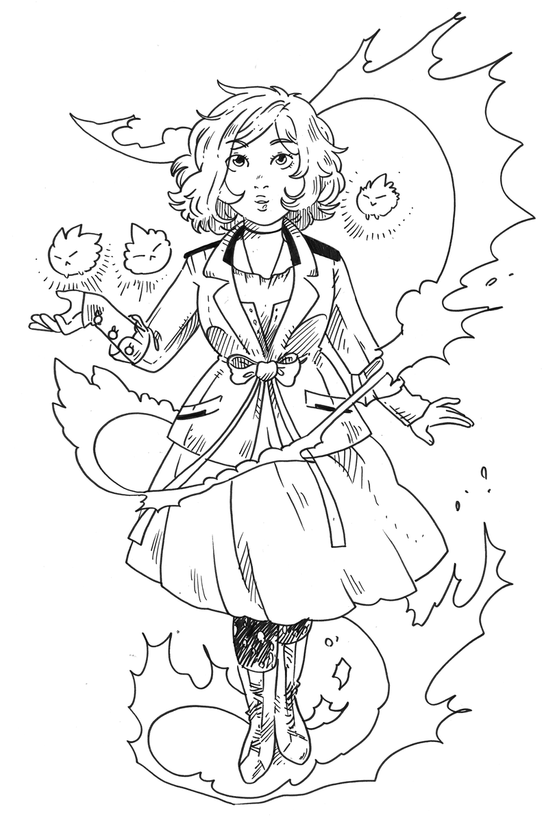 I drew a Vivi for @inesmbravo!!! 