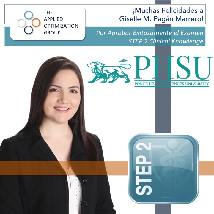 AppliedOptUPRM's tweet image. Congratulations to AOGer Giselle Pagán!!! An important milestone!!! #AOGAchievers #PHSUAchievers #IsazaResearch @PonceHealthSU @PHSUniversity