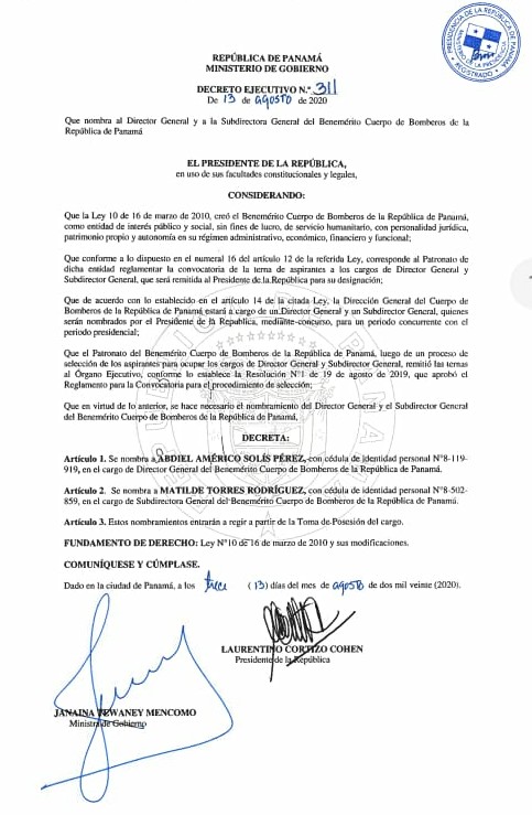victoreliseo's tweet photo. Enhorabuena! Presidente @NitoCortizo nombra al Dr. Abdiel Solís Pérez como nuevo Director General del @BCBRP, médico de profesión y bombero consagrado miembro de esta institución desde 1979. Matilde Torres es designada como Subdirectora General. Atinados ambos nombramientos! https://t.co/dKgONlyaFr
