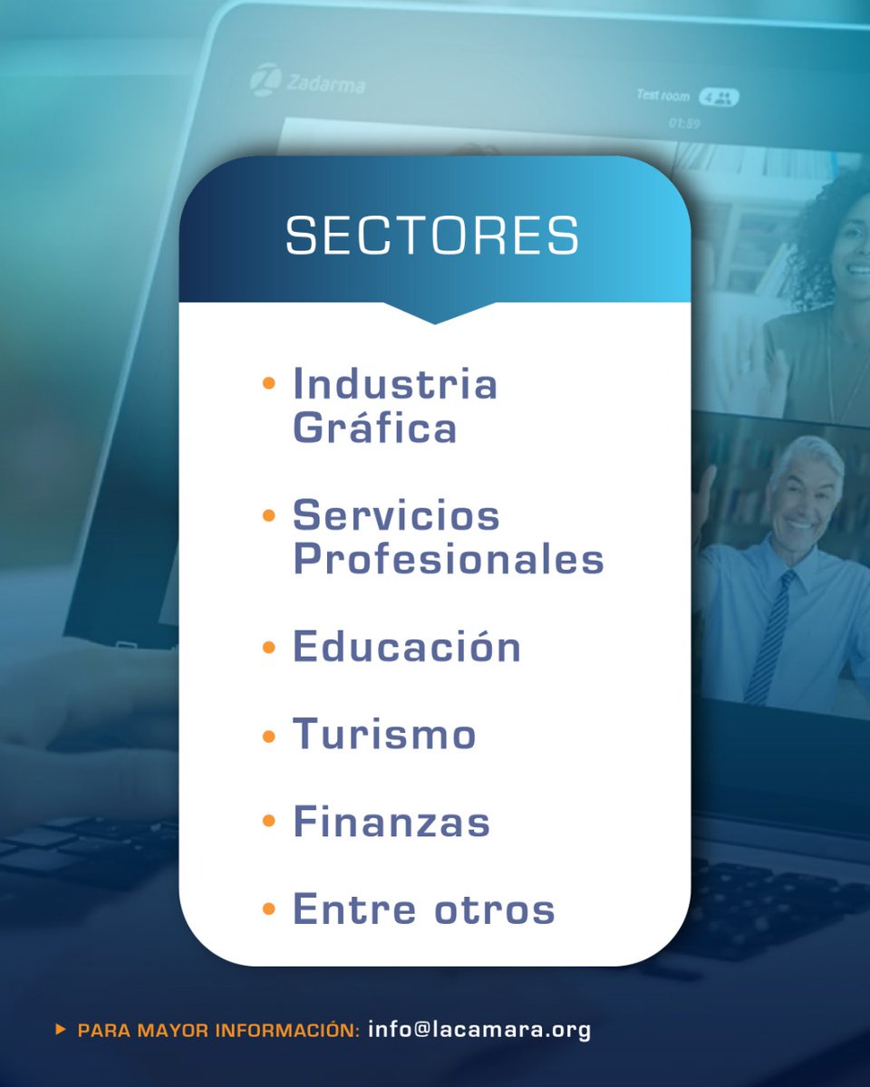 lacamaragye's tweet photo. ¿Qué sectores participan en el #CCGSpeedNetworking? 🤔
Revisa e inscríbete en 👉 info@lacamara.org https://t.co/lG2Ti6z85x