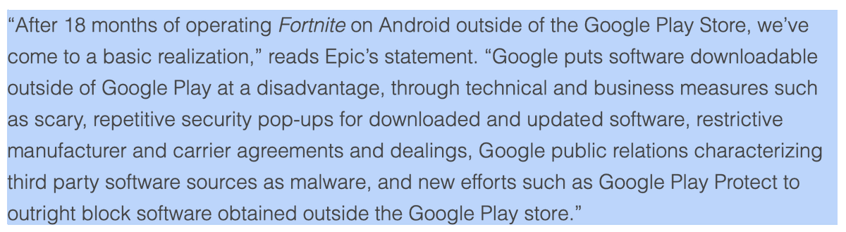 Sinyc On Twitter Does This Mean Fortnite No Longer Works On Ios And Android For Those Already Installed Or Just No Future Updates
