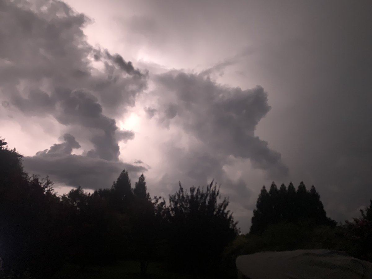 Took this tonight.  Anybody else see anything weird in the lightening and clouds?