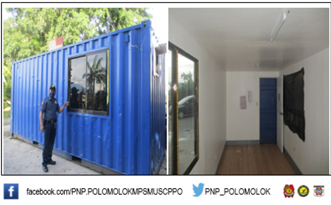 PNP_POLOMOLOK's tweet photo. Received 1 unit Container Van (20ft) bunkhaus from LGU Polomolok intended for intel personnel of this https://t.co/SClp9jBya6 was initiated by Mr. Grino &amp; other MAC members. @SouthCotabato  @PNP_CPSM 
#PNPPATROLPlan2030
#INSTITUTIONALIZED
#TeamPNP
#WeServeAndProtect
#PNPKakampiMo https://t.co/fdX4S33Yrj