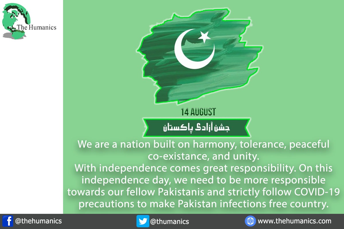 ThehumanicsPak's tweet photo. The Humanics Message on the Independence Day of Pakistan. https://t.co/nF4E9PhKWF