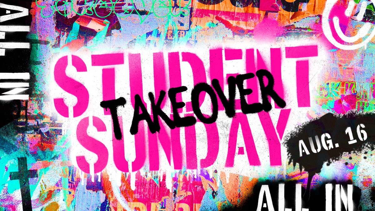 XperienceChurch's tweet photo. Student takeover is THIS Sunday and we can't wait! Get excited! 
.
.
.
#xperience #xperiencechurch #church #sunday #studenttakeover #nextgen #nextgenleaders #worship #worshipleader #woshipsongs https://t.co/ewcy1CTgi2
