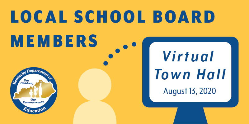 KY Dept of Education (@kydeptofed) on Twitter photo 🆕: <a href="/KyDeptofEd/">KY Dept of Education</a>, state health officials answer local school board member questions about COVID-19, delaying in-person instruction until Sept. 28. Full recap of our Virtual Town Hall: bit.ly/KDETownHall0813 #KyEd 🆕: <a href="/KyDeptofEd/">KY Dept of Education</a>, state health officials answer local school board member questions about COVID-19, delaying in-person instruction until Sept. 28. Full recap of our Virtual Town Hall: bit.ly/KDETownHall0813 #KyEd