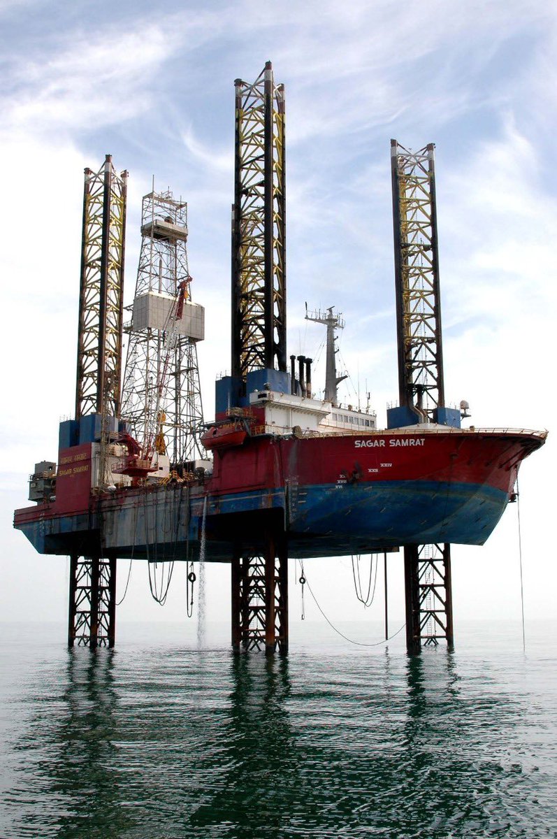 ONGC_'s tweet photo. Since inception on 14 August 1956, #ONGC has transformed India’s limited Oil &amp; Gas sector into a large industry in 6 decades, with significant discoveries since 1974, putting India on world oil map. See ONGC’s (and India’s) first offshore rig Sagar Samrat. #65ONGCFoundationDay https://t.co/BptIESwkV4