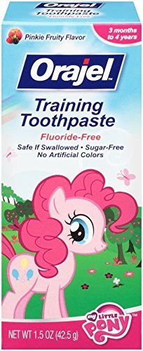 a Fluoride free paste is recommended. We started brushing our children's teeth at age 18 months with a "training toothpaste"It is HARD work and people have had to literally hold their kids down to brush their teeth. Please understand it is nor a comfortable feeling for