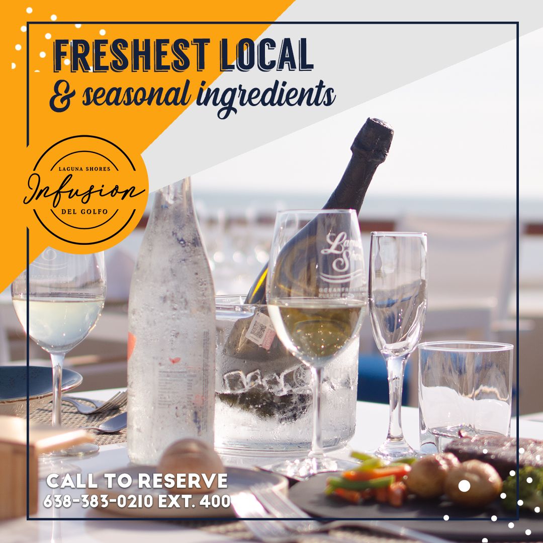 DelInfusion's tweet image. We have a great selection of wines and a fascinating private terrace to make the perfect date.

Call and reserve at: 638-383-0210 ext.400
buff.ly/2BLz83G
#freshandhealty #winelovers #lagunashoresresort #puertopenasco #rockypoint #sealovers #chefsignature #chefacuna