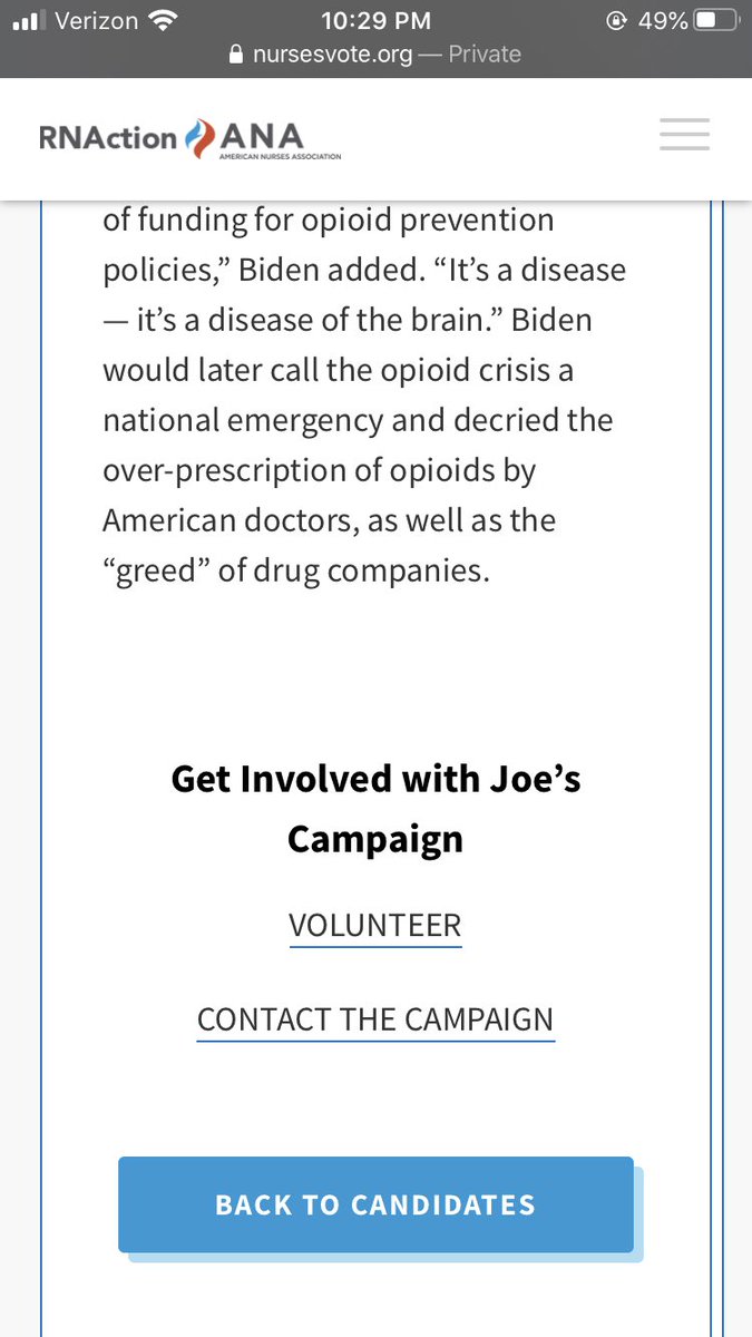 I’ll note it appears the ANA-PAC website invite folks to volunteer for other campaigns as well (see pic below). I have...a lot of feelings about this whole approach. Wondering how others feel?