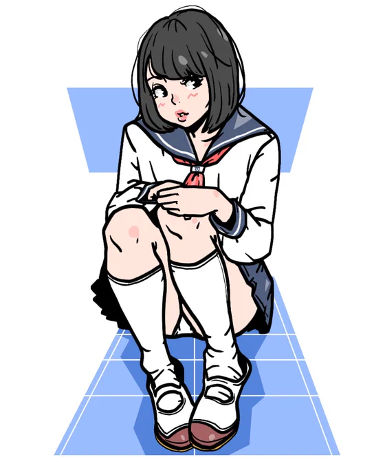 女の人です。(過去の絵です) 