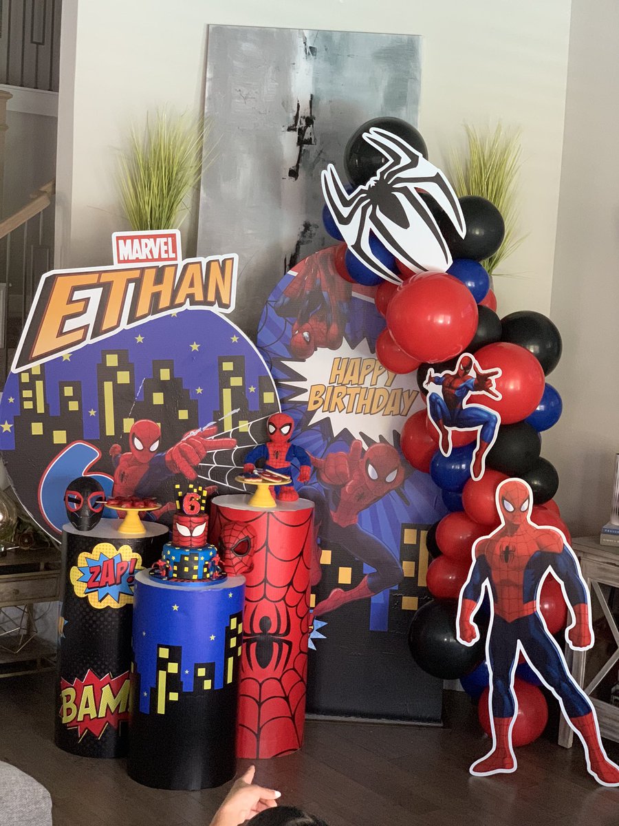 LRiliece_Events's tweet photo. Spider-Man 🎶Spider-Man 🎶
Happy 6th Birthday Ethan! https://t.co/5hxQuDGcEW