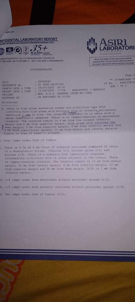 Marianne David 在twitter 上 Help Sithy Zareena 56 Whose Surgery We Raised Funds For Recently Has Been Asked To Do A Bi Lateral Mastectomy Complete Removal Of Both Breasts Estimated Amount Is Rs 400 000