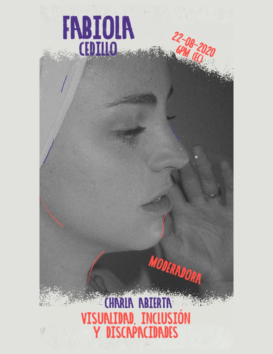 fotofluxus's tweet photo. Conoce a lxs moderadorxs y artistas de la Charla de #Visualidad, #inclusión y #discapacidades.

Charla abierta 22 de Agosto 6pm EC
Sesión de edición 29 de Agosto 6pm EC
https://t.co/ExauB3ZUhG https://t.co/zVI71APASp