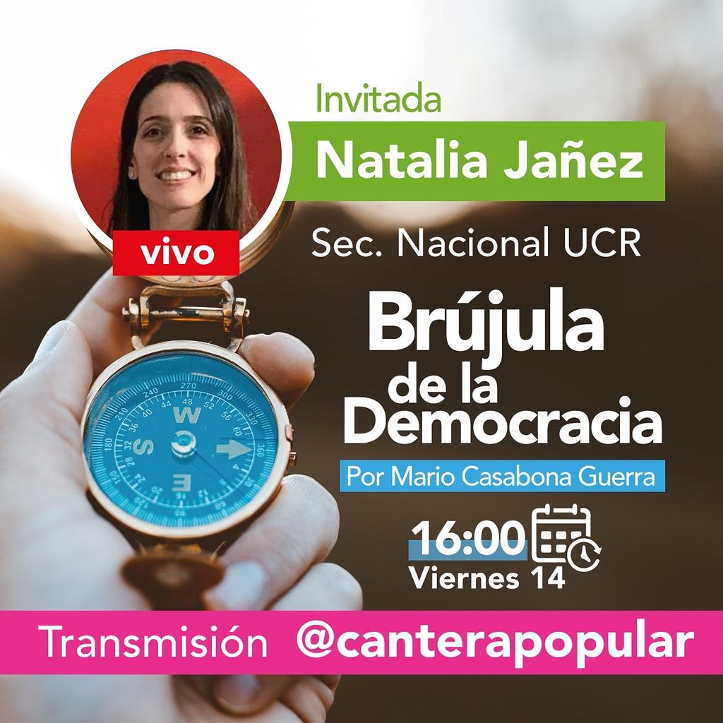 CanteraAe's tweet photo. Nos reinventamos en #pandemia Nuevos #desafios En #EnVivo con la referente nacional #CanteraPopular Secretaria Nacional @UCRNacional
#hablemosdetodo #democracia #juventud #diversidad #ddhh #argentina #economia #progresista #educacion #desarrollo #salud #planificacion https://t.co/lCU50nrjjz