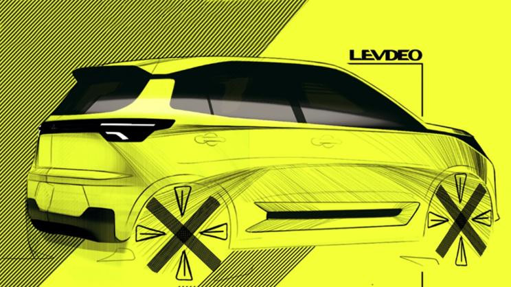 chinapev1's tweet photo. #LEVDEO is going to release a new EV on 18th Aug., the design sketches leak on Internet, the new car code named A10E will be a 4-seater micro EV, and it is the 4th high-speed EV (LEVDEO was once a low-speed EV company in China) #EV https://t.co/ZozHlul0Ab