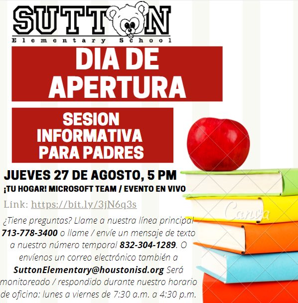 SuttonES_HISD's tweet photo. I https://t.co/P4UMXBhhym