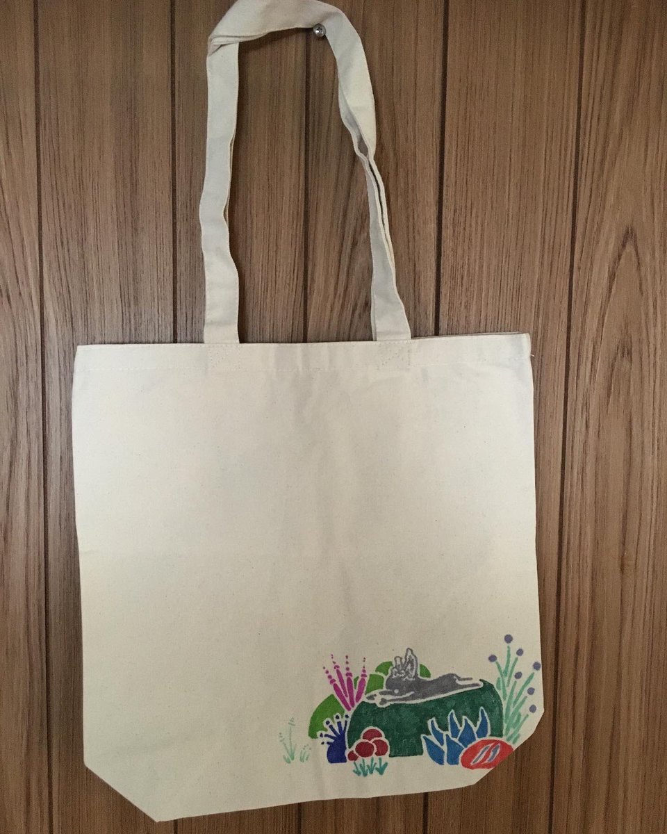 堀 としかず Hori 画家 イラストレーター Sharpie シャーピー を使ったエコバッグ 2作目 Sharpie シャーピー Diyアート カラフルサマー エコバッグ 油性マーカー カラーペン プレゼント Illustration Art Illustrator Illust Artwork Artist