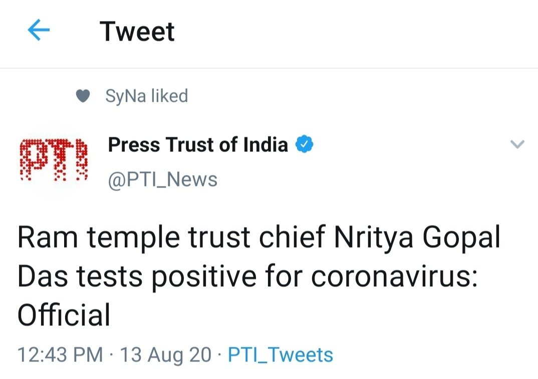 Year : 2020Era :  Ram RajyaDay : 9  https://twitter.com/yippeekiyay_dk/status/1293748038159147009