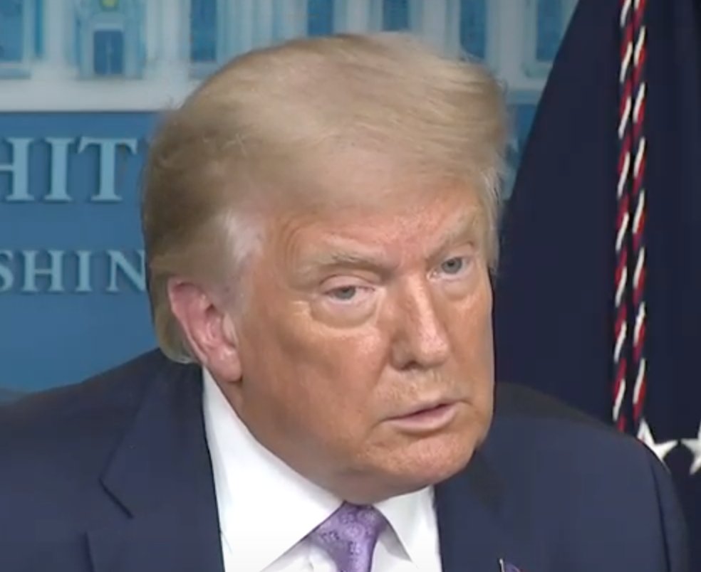 5/ As Mr. Dáte says, "the lying", Trump's jaw juts forward. This Jaw Jut is caused by a surge in adrenaline as Trump realizes he's being directly called a liar in the White House. Please watch the video (at full & 1/2 speed) as it's not able to be fully seen w/ still images.