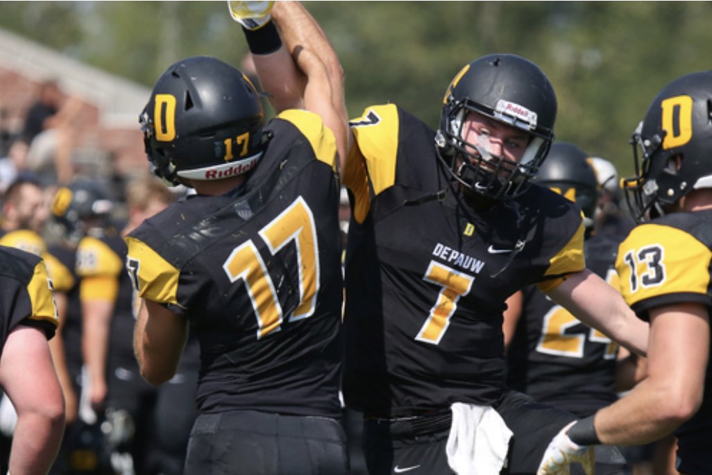 Thankful for the opportunity to further my academic and athletic career at DePauw University. Thanks <a href="/CoachMorris_/">Adam Morris</a>  and <a href="/FBCoachEngle/">Michael Engle</a>  <a href="/DeepDishFB/">DEEP DISH FOOTBALL</a> <a href="/EDGYTIM/">Timothy “EDGYTIM” OHalloran</a>