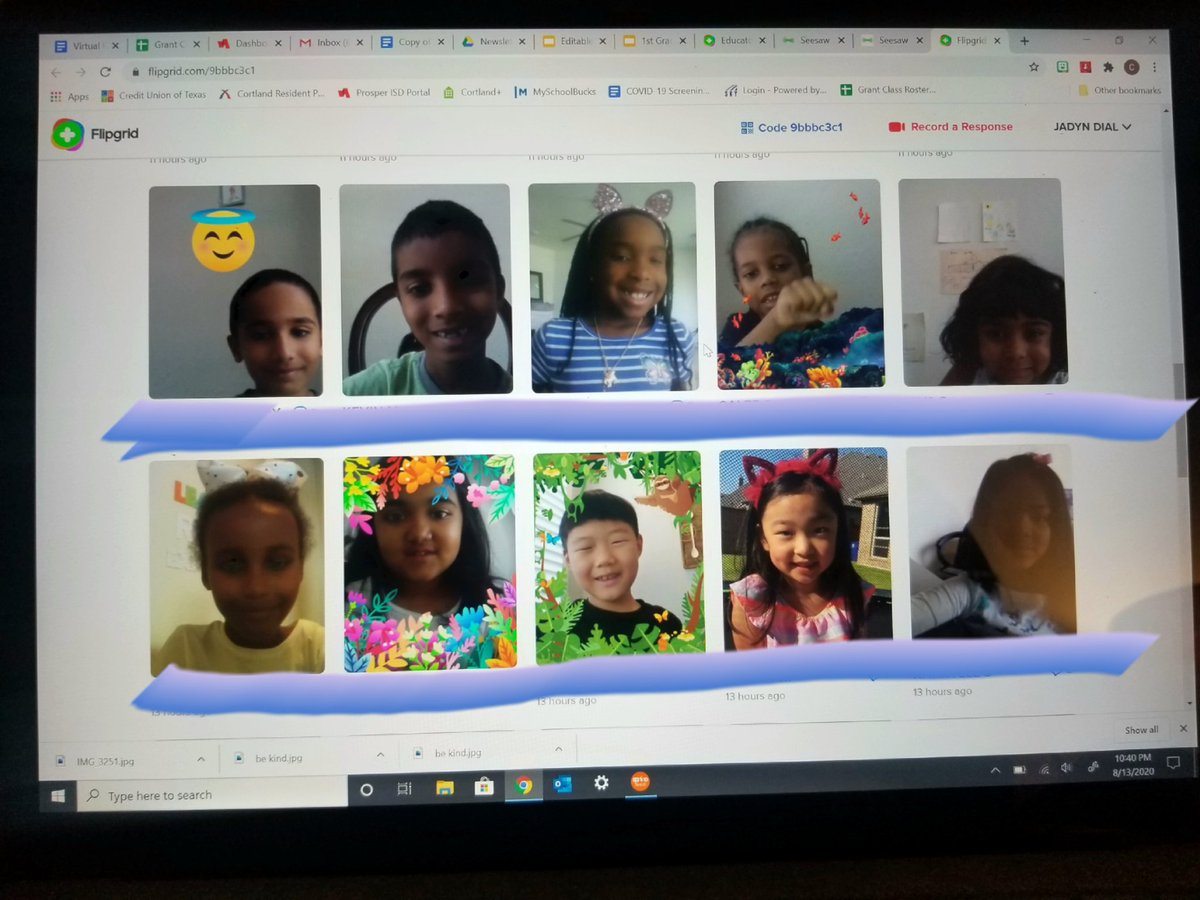 Morning meeting about how we can show kindness to each other this year, then a Flipgrid to put it into practice. I just watched 183 of the KINDEST messages I've ever heard. 😍 We adults really have so much to learn! @Flipgrid @ElementaryJim