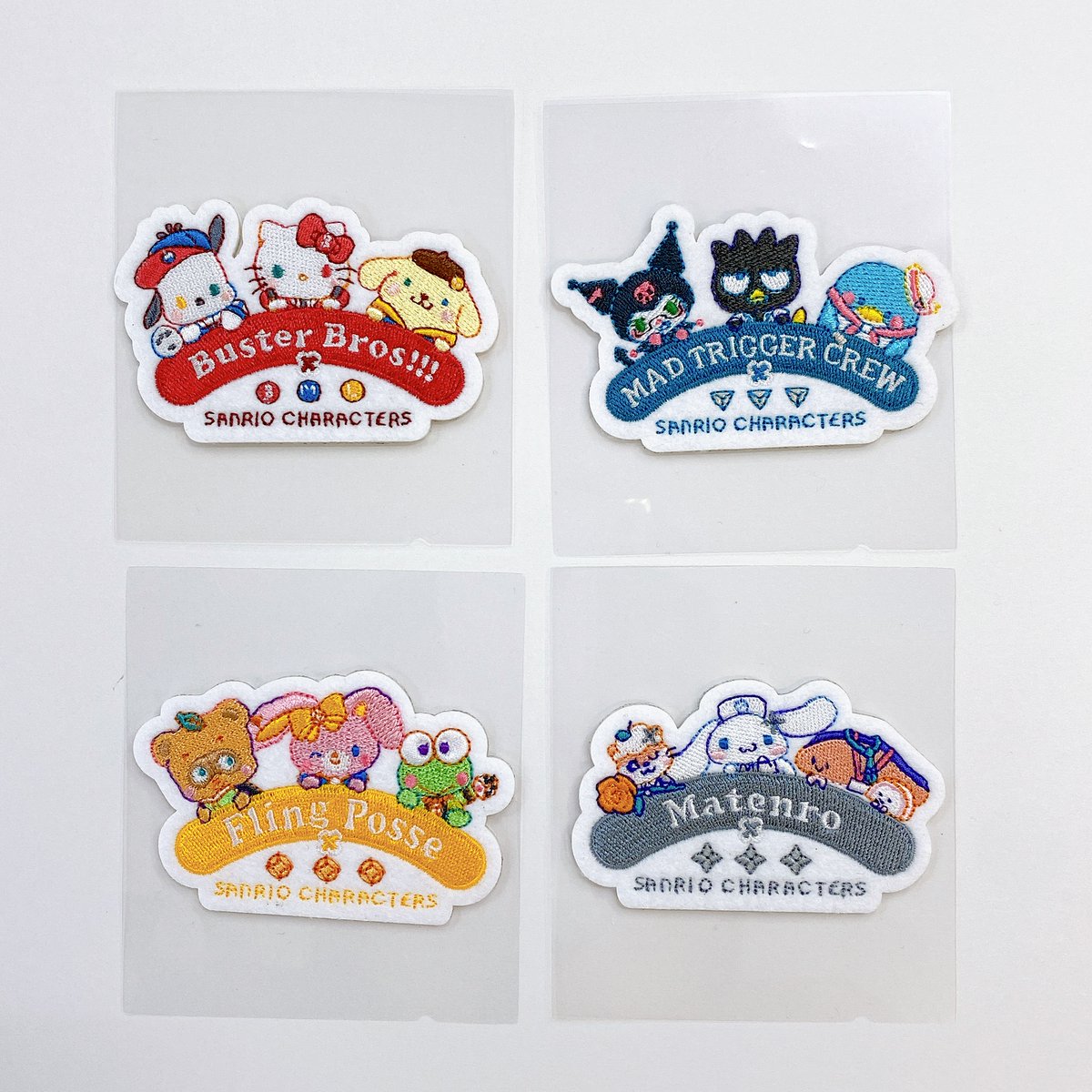 サンリオアニメモバイル 公式 ヒプノシスマイクsanrio Nakayoku Edit Kiddy Land フェア フェア先行発売商品のご紹介 ワッペン キャラクター 全12種類 シールでもアイロンでも貼り付けられる2way仕様のワッペンだよ 詳細 T Co