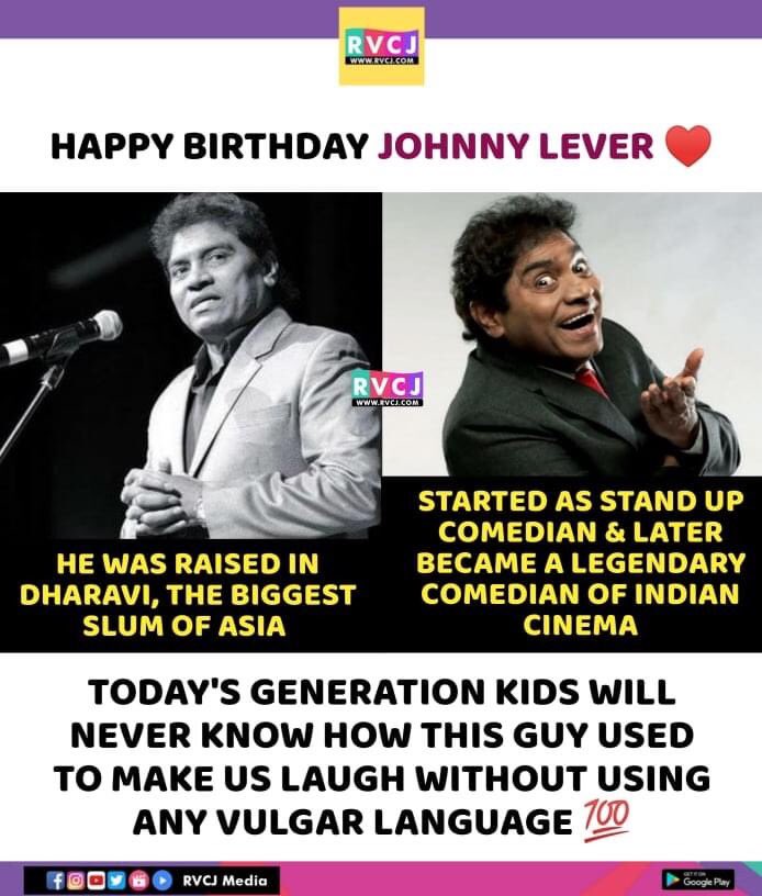 Happy Birthday Johnny Lever ! 