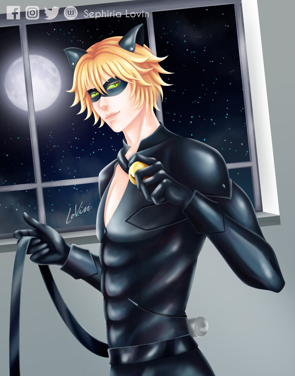 Hot Cat Noir Fan Art - Hairu Wallpaper