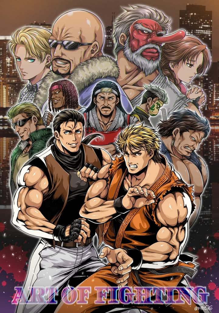 Greetings my people with the art of fighting roster, happy birthday ryo sakazaki    