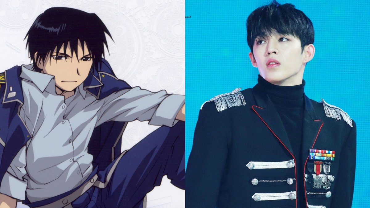 Seungcheol- Shinchi Chaiki (Nodame Cantabile)- Daichi (Haikyuu)- Roy Mustang (Fullmetal Alchemist)- Unknown //someone help me out with that unknown character, cause it really looks like cheol lol