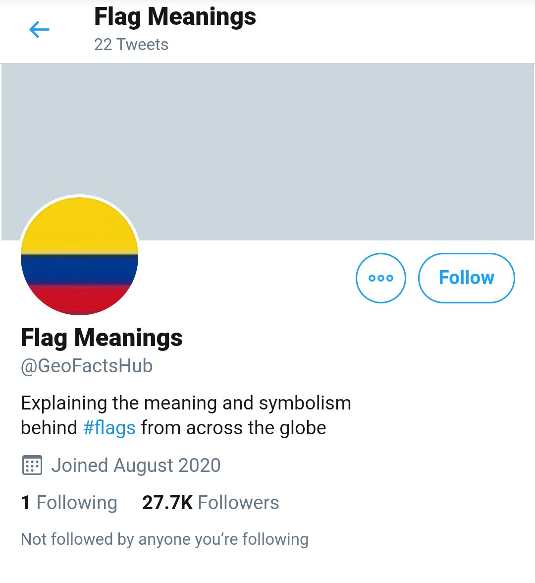 flags_explained's tweet photo. @GeoFactsHub has stolen my original Instagram posts and claimed them as its own, giving no form of credit whatsoever. It has accumulated 27k followers purely from stealing my hours of research and hard work, and all in just a two day span https://t.co/R5EoHQmmGG
