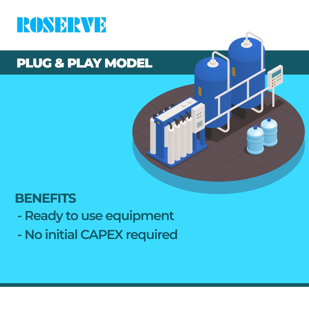 RoserveEnviro's tweet photo. Roserve to the rescue with its Plug & Play Model. With no initial capital expenditure, you can get ready-to-use equipment for your industry’s wastewater management needs. For more information, contact us now!
.
.
#industrialwastewater #Covid19 #plugandplaymodel #roserveenviro https://t.co/H18yD6mcIB