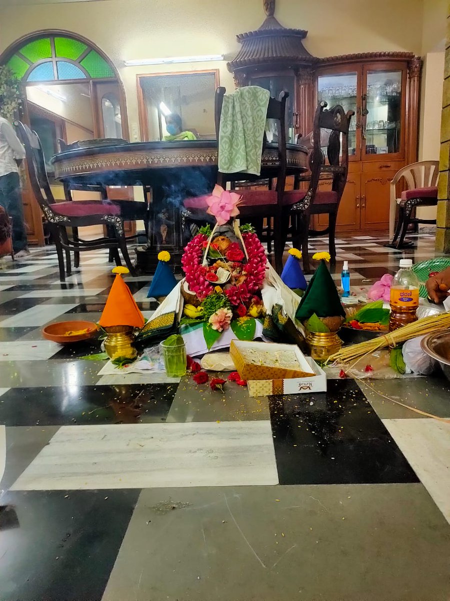 VedaGayathriHyd's tweet photo. Recently performed Udaka Shanti ritual at a client place for their health & prosperity
Name: visalakshi reddy
Pooja Name: Udaka Shanti
Date&Time: 14th August 2020
#UdakaShanti #healthprosperity #prosperity #vedagayathri #bestpandit #pandit
#Goddess #purohits https://t.co/XvjEIDiAxt