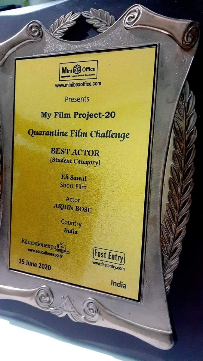 ArjunBo06230302's tweet photo. Best actor - ek sawal 

@CastingChhabra
@VishalBhardwaj
@MakrandOfficial 
@shahidkapoor this one is for you ❤❤ https://t.co/lzrK3uEHIX