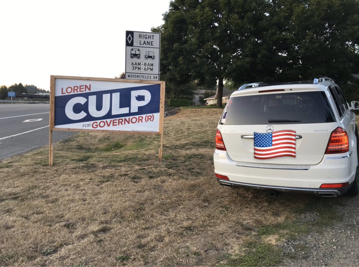 HotepInSeattle's tweet image. #Poulsbo, WA knows what’s good.  #CulpForGovernor