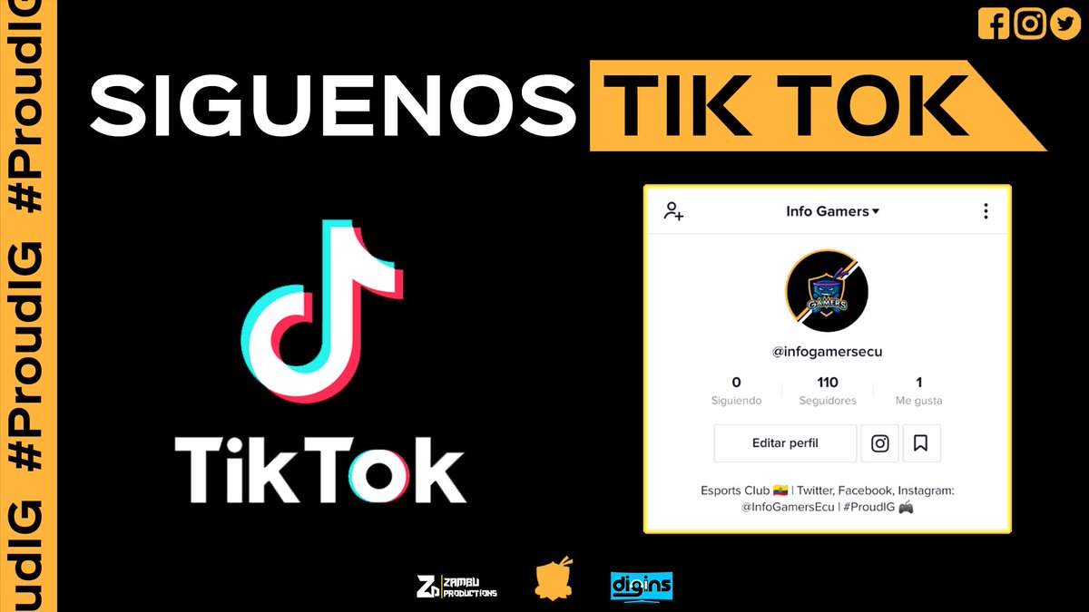 Nuevos horizontes, entramos a #TikTok 

No te pierdas de contenido exclusivo de nuestros gamers, los Esports a otro nivel, la otra cara de Info. 😏

¡SÍGUENOS!
▶️ vm.tiktok.com/ZMJM5t5na/

¿Cuántos ❤️ para subir el primero? 

#ProudIG 🎮