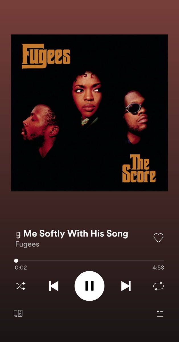 Killing Me Softly by the Fugees reminded us of Ms. Lauryn Hill's vocal prowess. Originally brought by Ms. Roberta Flack who inspired Luther Vandross and so on it went  #FridayLituations