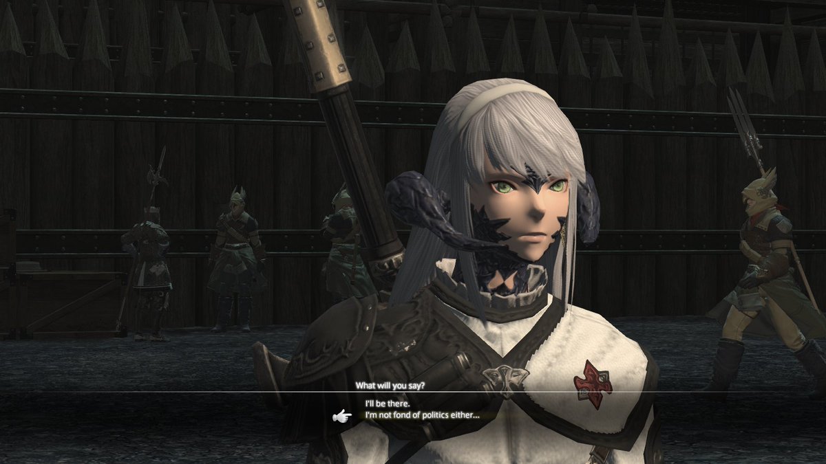 wol: I see political correctness has dulled your blade, eorzean aliance  #FFXIV_SH