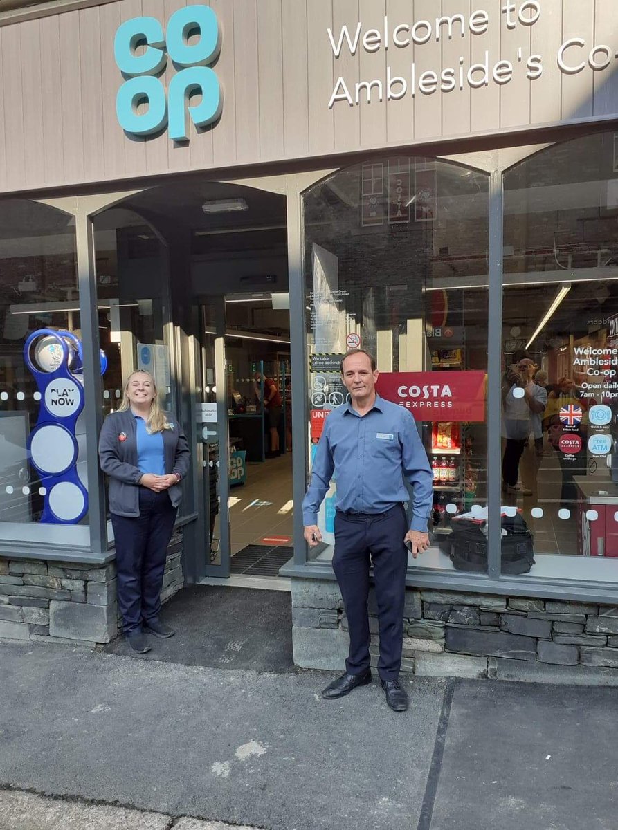 crig_mccullough's tweet photo. We’ve finally reopened as it’s glorious sunshine in The Lake District I’ll look forward to seeing you all over the wkend Special thanks to Property, Distribution, 1AS &amp; Operations you’ve been awesome @coopuk @furnivalderek @alan_campbell2 @CP_Whitf @JoWhitfield_ @AimiMcNeill 👏👏 https://t.co/zanJYN0hUA