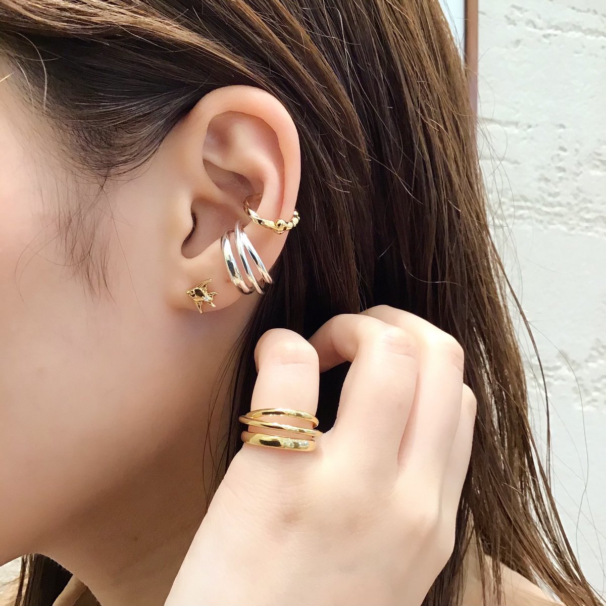 ノジェス限定 リング&イヤーカフセット-